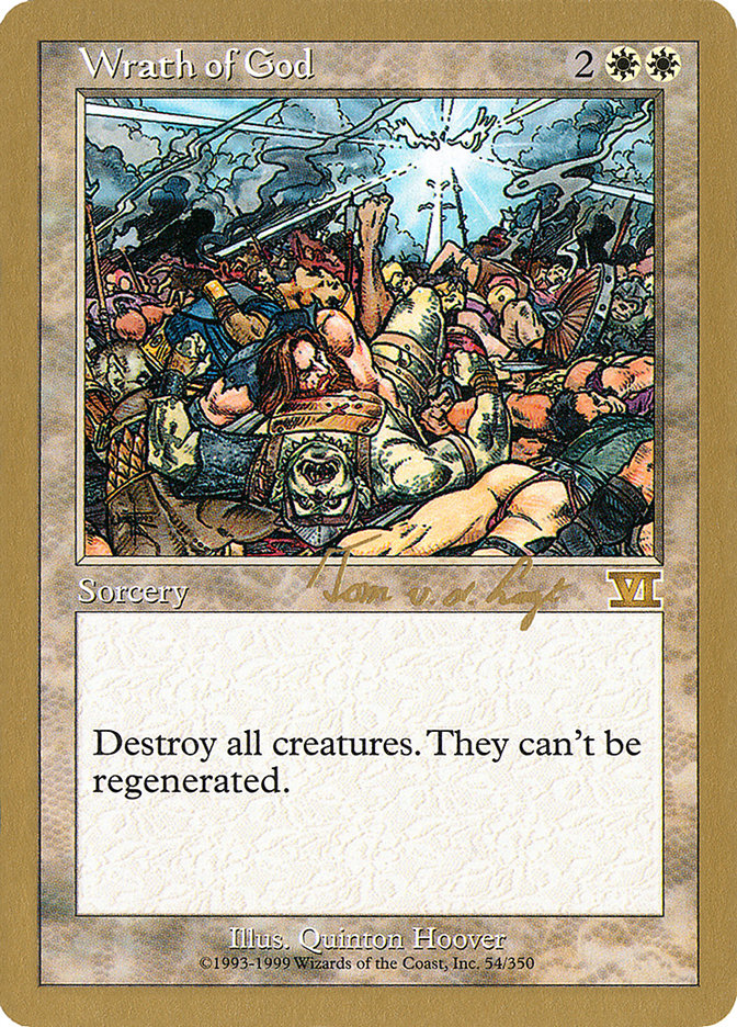 Wrath of God (Tom van de Logt) [World Championship Decks 2000] | Lots Moore NSW