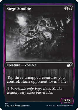 Siege Zombie [Innistrad: Double Feature] | Lots Moore NSW