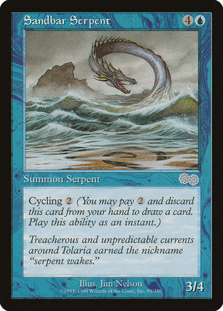 Sandbar Serpent [Urza's Saga] | Lots Moore NSW