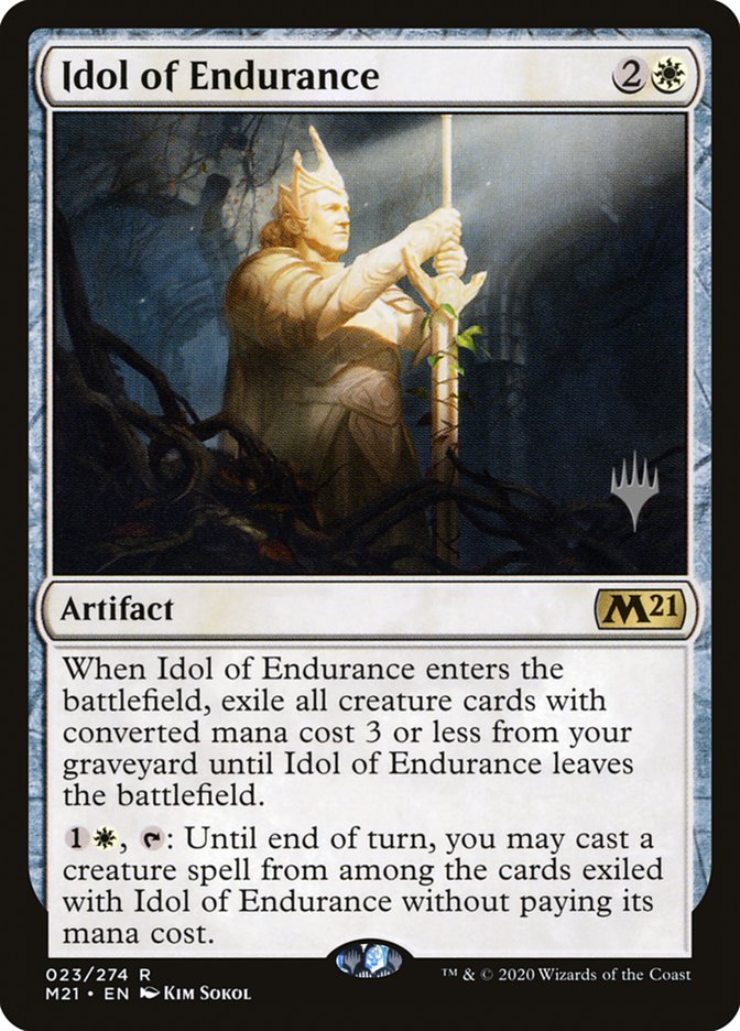 Idol of Endurance (Promo Pack) [Core Set 2021 Promos] | Lots Moore NSW