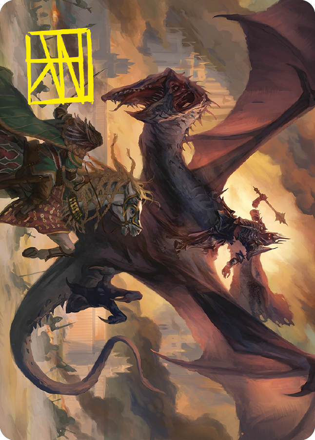 Witch-king, Bringer of Ruin Art Card (Gold-Stamped Signature) [The Lord of the Rings: Tales of Middle-earth Art Series] | Lots Moore NSW