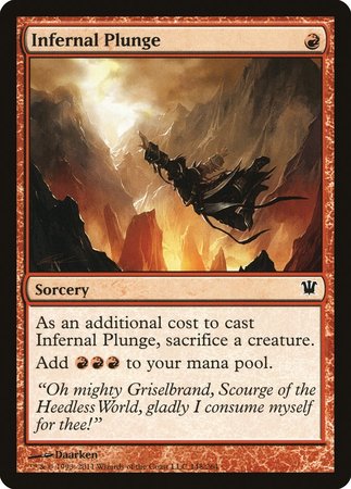 Infernal Plunge [Innistrad] | Lots Moore NSW