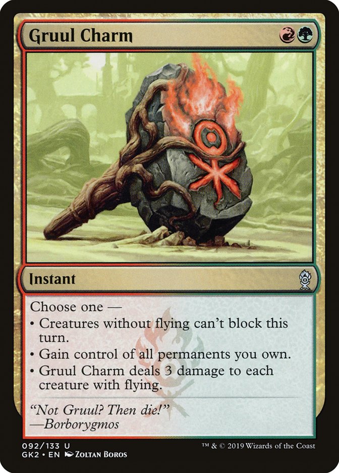 Gruul Charm [Ravnica Allegiance Guild Kit] | Lots Moore NSW