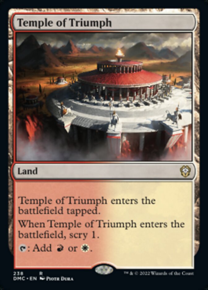 Temple of Triumph [Dominaria United Commander] | Lots Moore NSW