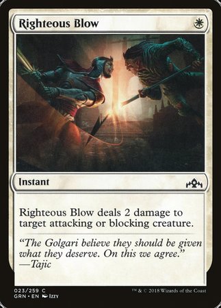 Righteous Blow [Guilds of Ravnica] | Lots Moore NSW