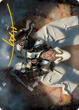 Jerren, Corrupted Bishop Art Card (Gold-Stamped Signature) [Innistrad: Midnight Hunt Art Series] | Lots Moore NSW