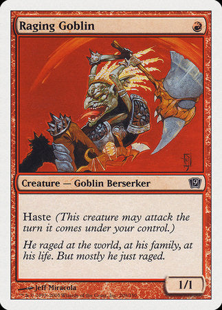 Raging Goblin [Ninth Edition] | Lots Moore NSW
