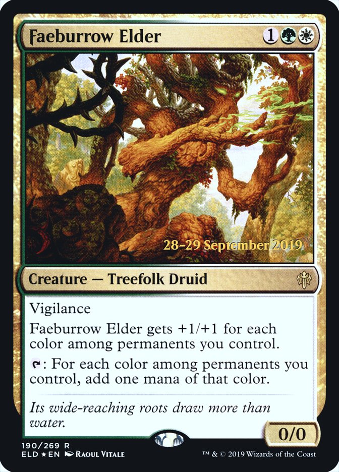 Faeburrow Elder  [Throne of Eldraine Prerelease Promos] | Lots Moore NSW