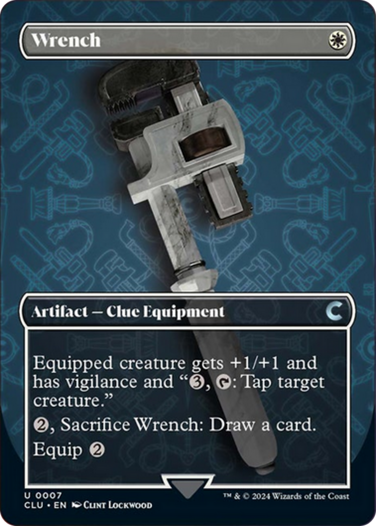 Wrench (Borderless) [Ravnica: Clue Edition] | Lots Moore NSW