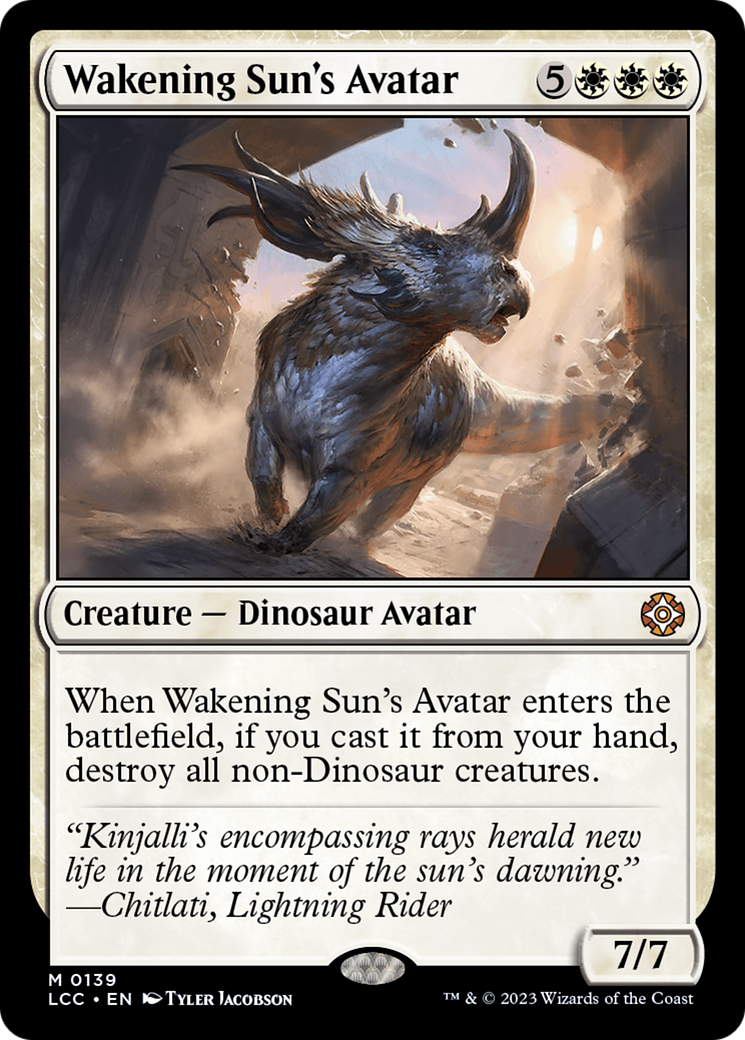 Wakening Sun's Avatar [The Lost Caverns of Ixalan Commander] | Lots Moore NSW