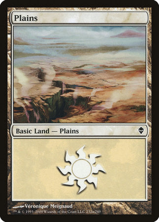 Plains (232a) [Zendikar] | Lots Moore NSW