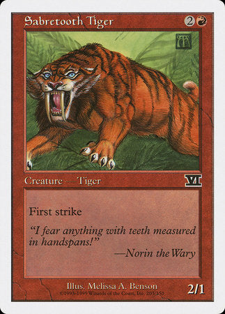 Sabretooth Tiger [Classic Sixth Edition] | Lots Moore NSW