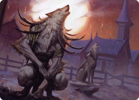 Lord of the Ulvenwald Art Card [Innistrad: Midnight Hunt Art Series] | Lots Moore NSW