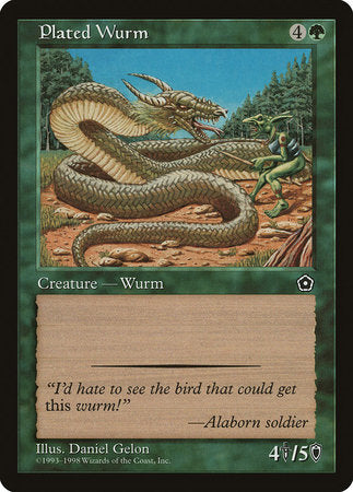 Plated Wurm [Portal Second Age] | Lots Moore NSW
