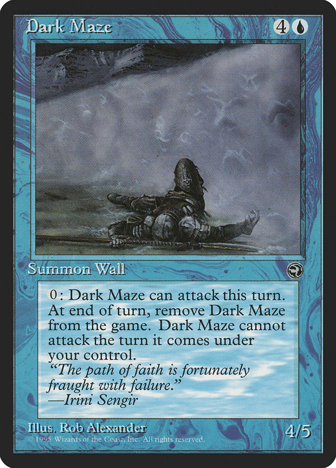 Dark Maze (Irini Sengir Flavor Text) [Homelands] | Lots Moore NSW