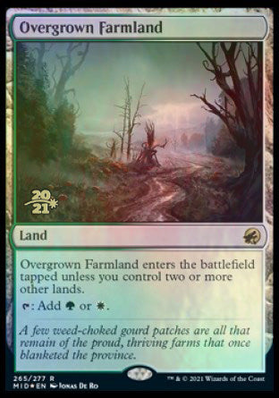 Overgrown Farmland [Innistrad: Midnight Hunt Prerelease Promos] | Lots Moore NSW