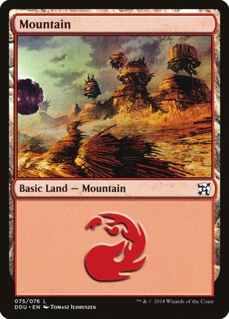 Mountain (75) [Duel Decks: Elves vs. Inventors] | Lots Moore NSW
