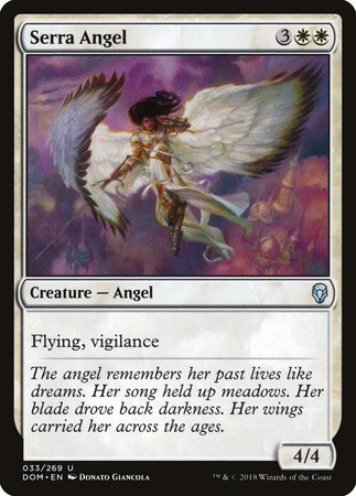 Serra Angel [Dominaria] | Lots Moore NSW