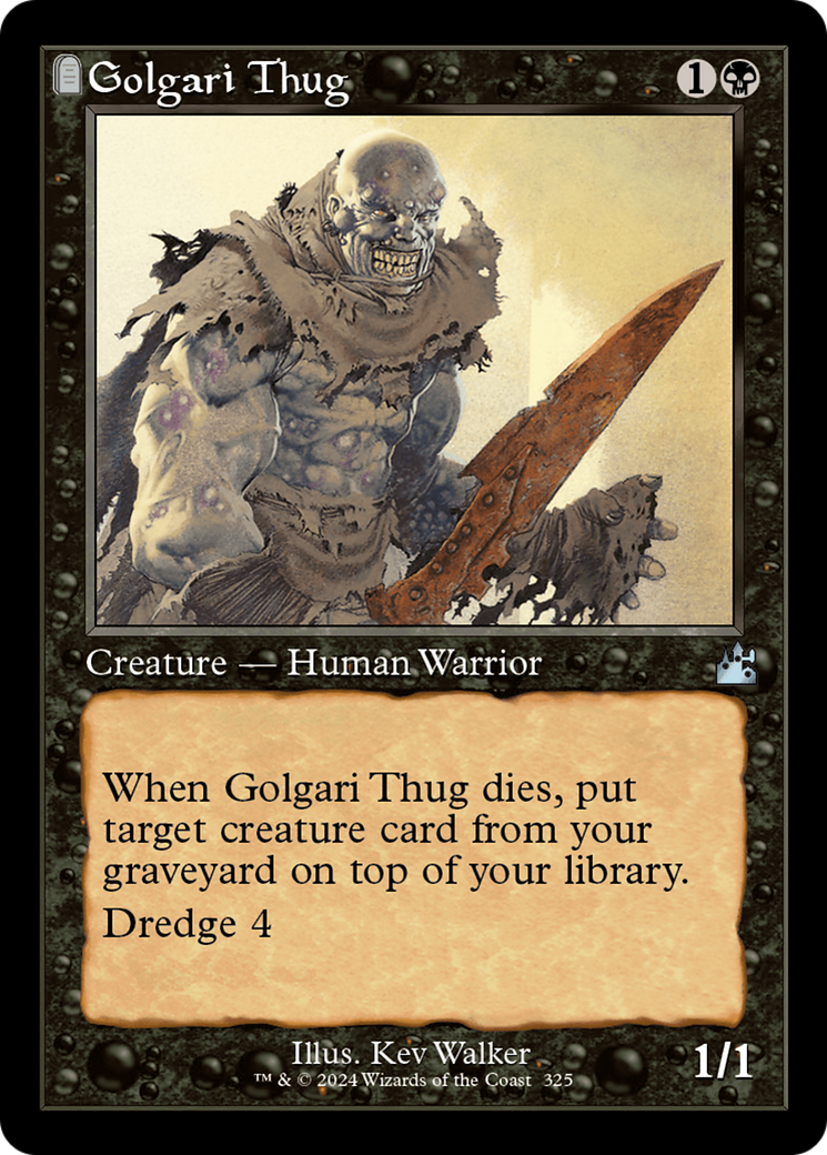 Golgari Thug (Retro Frame) [Ravnica Remastered] | Lots Moore NSW