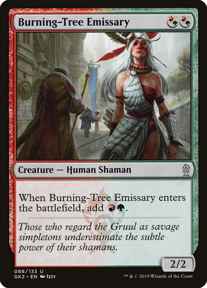 Burning-Tree Emissary [Ravnica Allegiance Guild Kit] | Lots Moore NSW