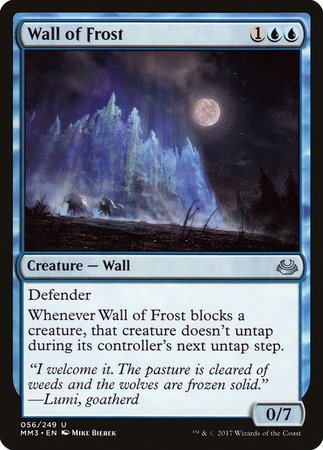 Wall of Frost [Modern Masters 2017] | Lots Moore NSW