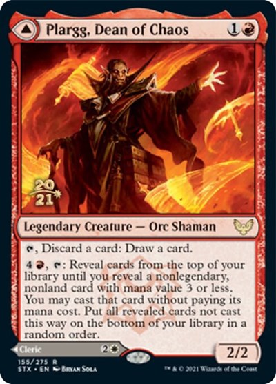 Plargg, Dean of Chaos // Augusta, Dean of Order [Strixhaven: School of Mages Prerelease Promos] | Lots Moore NSW