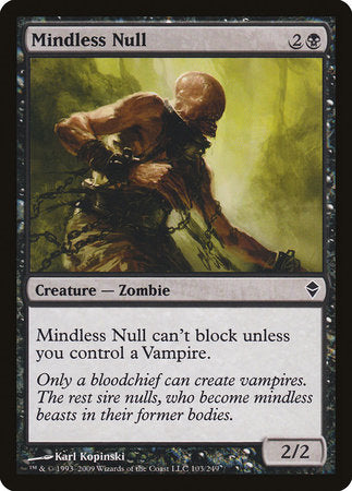 Mindless Null [Zendikar] | Lots Moore NSW