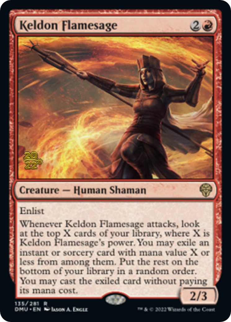 Keldon Flamesage [Dominaria United Prerelease Promos] | Lots Moore NSW