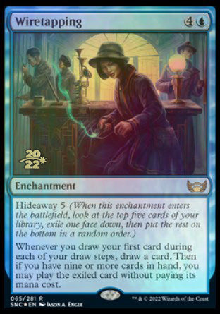 Wiretapping [Streets of New Capenna Prerelease Promos] | Lots Moore NSW