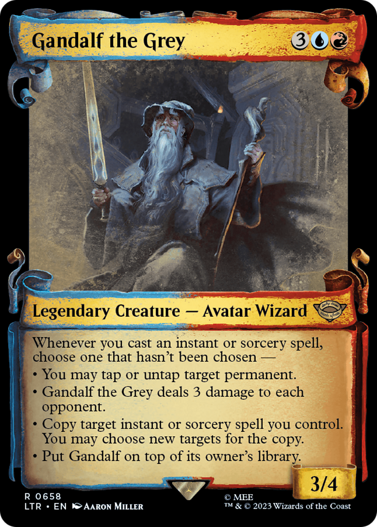 Gandalf the Grey [The Lord of the Rings: Tales of Middle-Earth Showcase Scrolls] | Lots Moore NSW