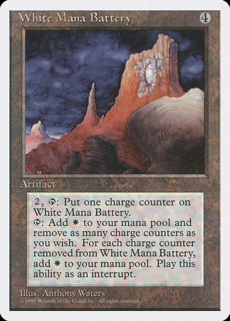 White Mana Battery [Fourth Edition] | Lots Moore NSW