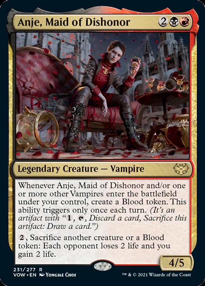 Anje, Maid of Dishonor [Innistrad: Crimson Vow] | Lots Moore NSW
