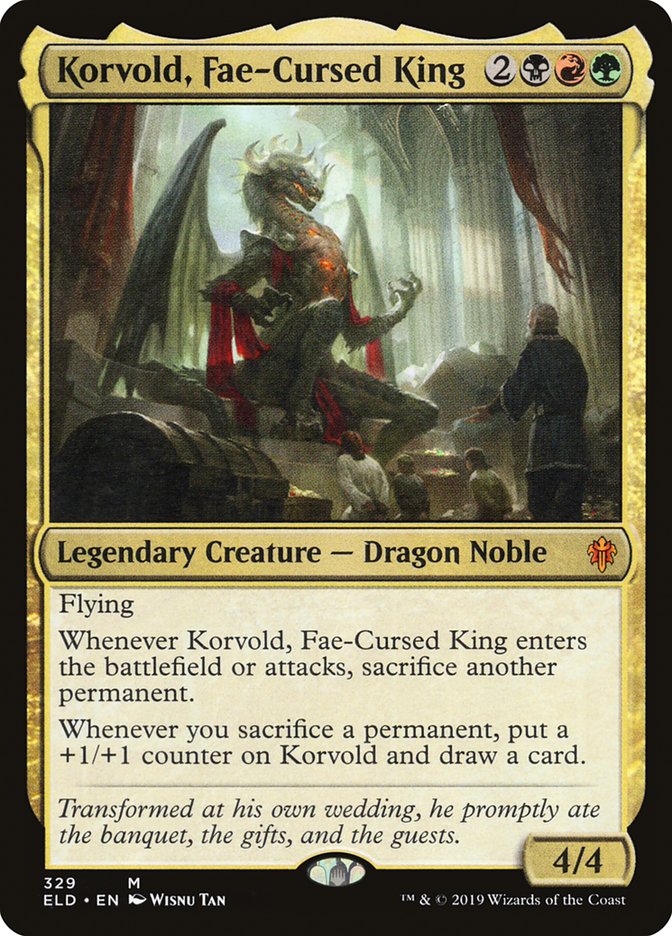 Korvold, Fae-Cursed King [Throne of Eldraine] | Lots Moore NSW