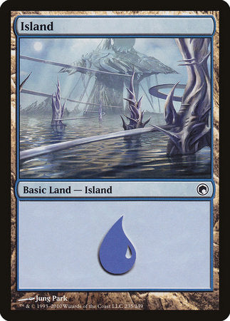 Island (235) [Scars of Mirrodin] | Lots Moore NSW