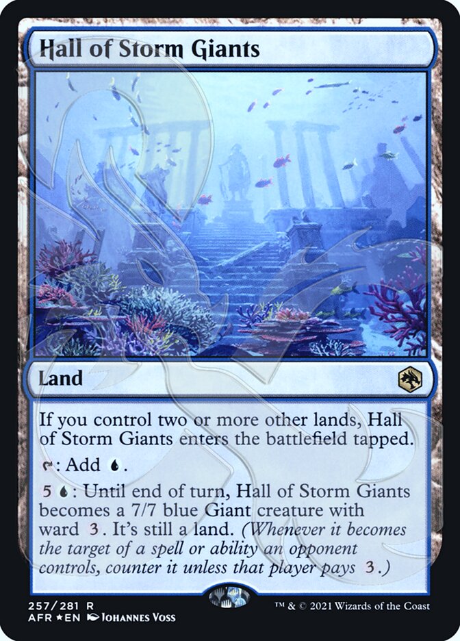 Hall of Storm Giants (Ampersand Promo) [Dungeons & Dragons: Adventures in the Forgotten Realms Promos] | Lots Moore NSW