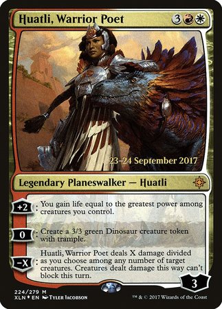 Huatli, Warrior Poet [Ixalan Promos] | Lots Moore NSW