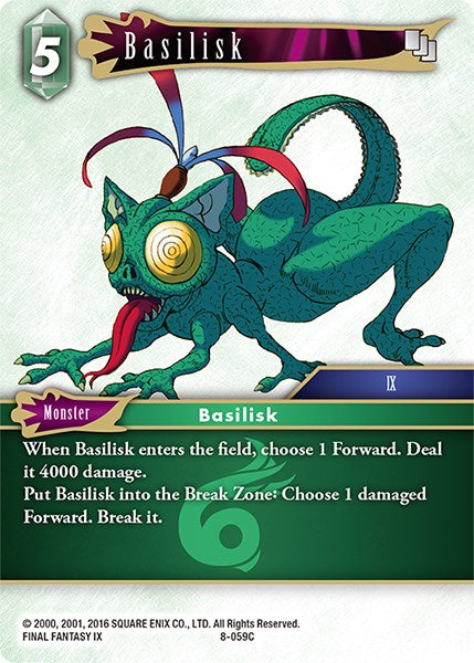 Basilisk [Opus VIII] | Lots Moore NSW