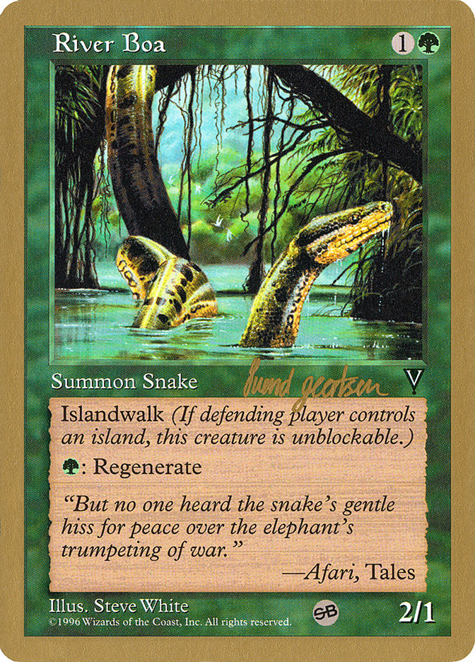 River Boa (Svend Geertsen) (SB) [World Championship Decks 1997] | Lots Moore NSW