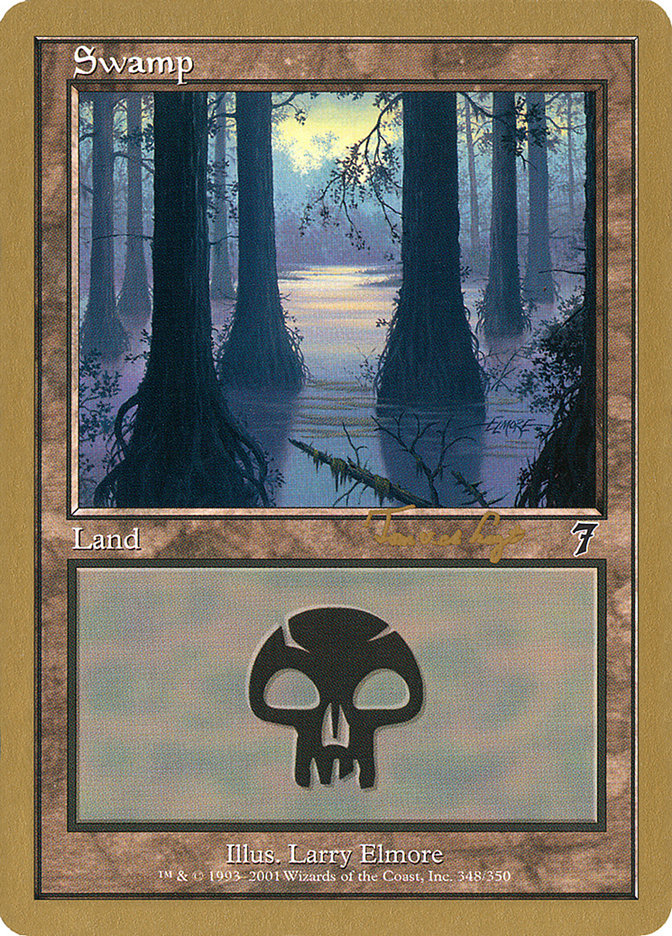 Swamp (tvdl348) (Tom van de Logt) [World Championship Decks 2001] | Lots Moore NSW