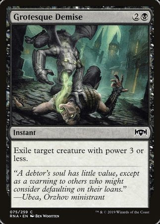 Grotesque Demise [Ravnica Allegiance] | Lots Moore NSW