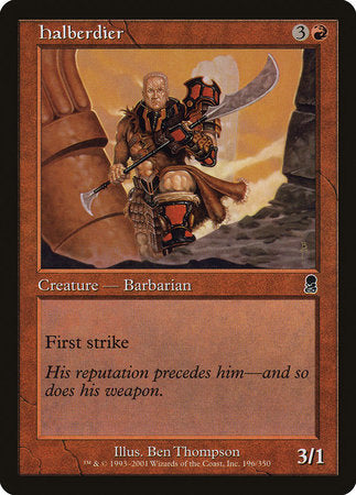 Halberdier [Odyssey] | Lots Moore NSW
