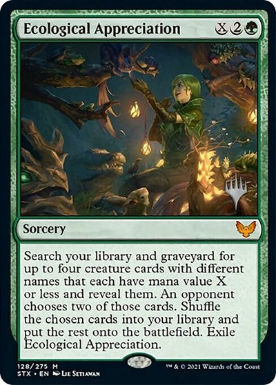 Ecological Appreciation (Promo Pack) [Strixhaven: School of Mages Promos] | Lots Moore NSW