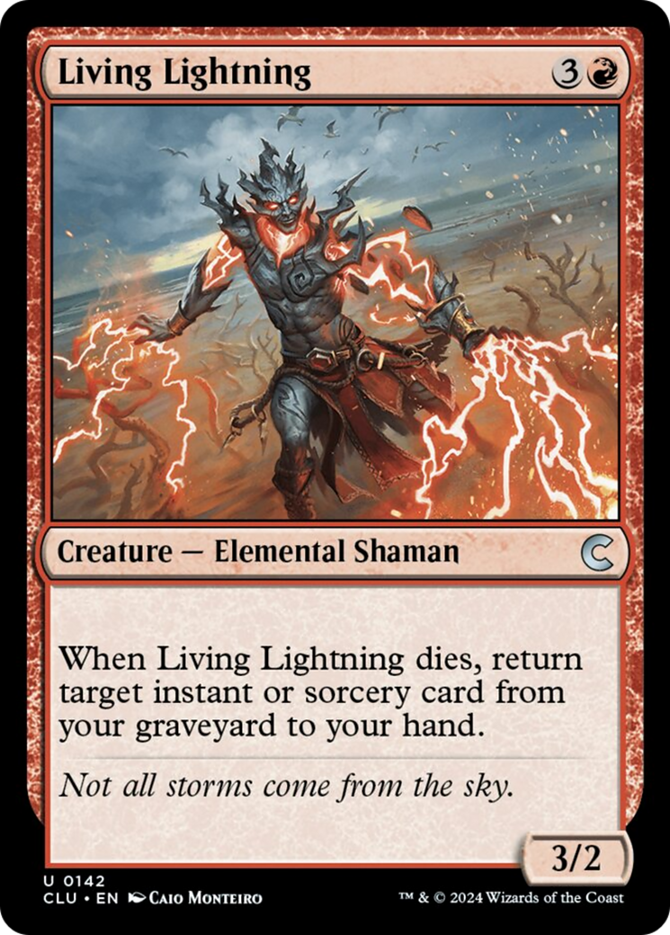 Living Lightning [Ravnica: Clue Edition] | Lots Moore NSW