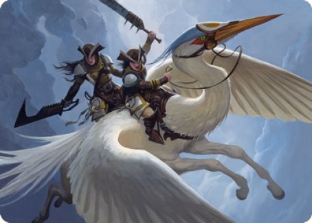 Gryffwing Cavalry Art Card [Innistrad: Crimson Vow Art Series] | Lots Moore NSW
