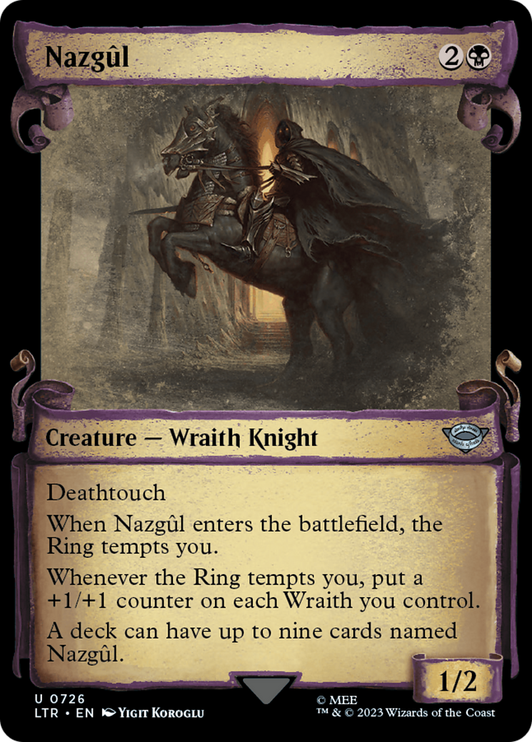 Nazgul (0726) [The Lord of the Rings: Tales of Middle-Earth Showcase Scrolls] | Lots Moore NSW