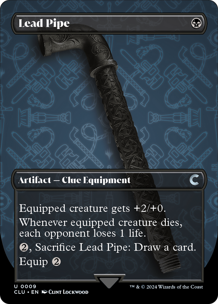 Lead Pipe (Borderless) [Ravnica: Clue Edition] | Lots Moore NSW