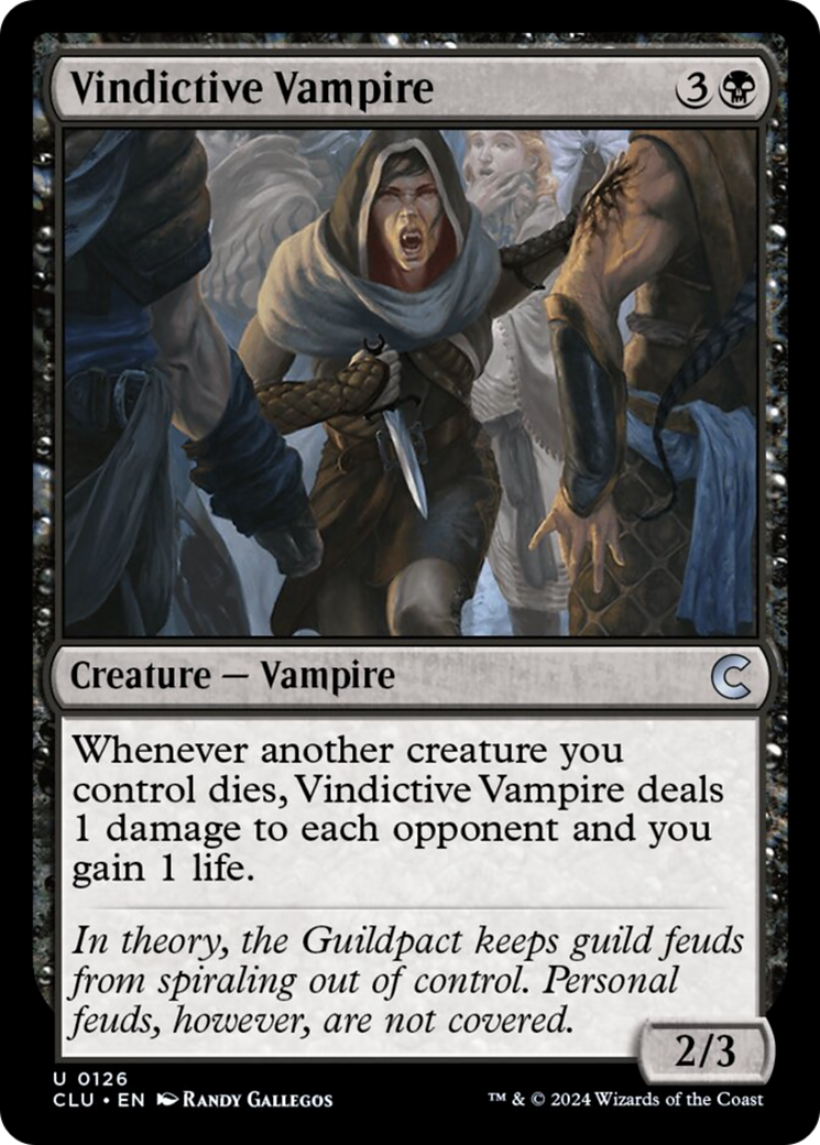 Vindictive Vampire [Ravnica: Clue Edition] | Lots Moore NSW