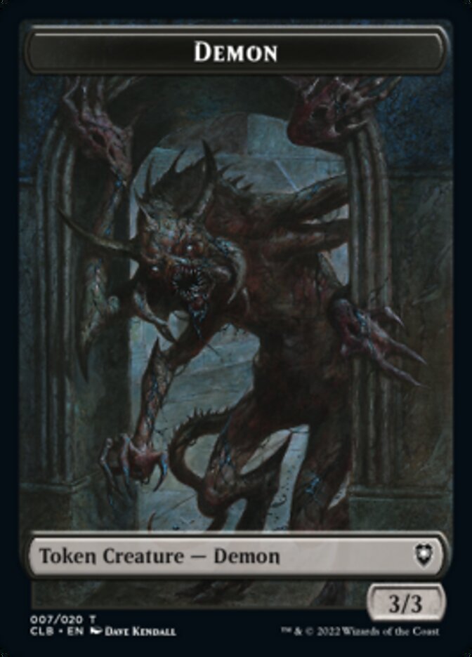 Demon Token [Commander Legends: Battle for Baldur's Gate Tokens] | Lots Moore NSW