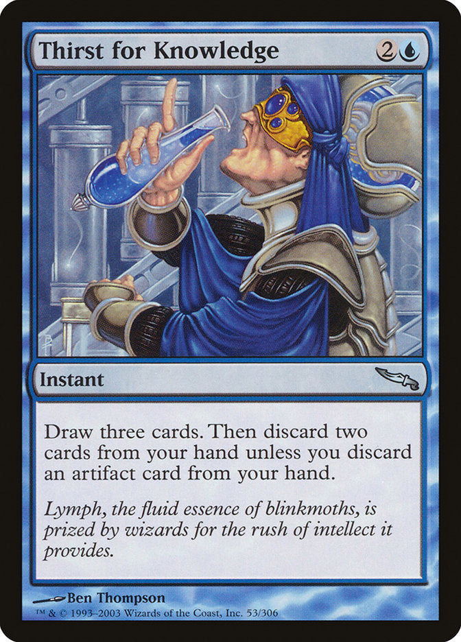 Thirst for Knowledge [Mirrodin] | Lots Moore NSW