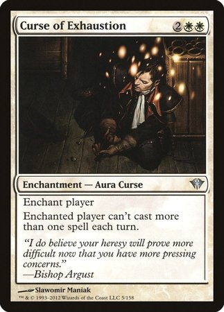 Curse of Exhaustion [Dark Ascension] | Lots Moore NSW